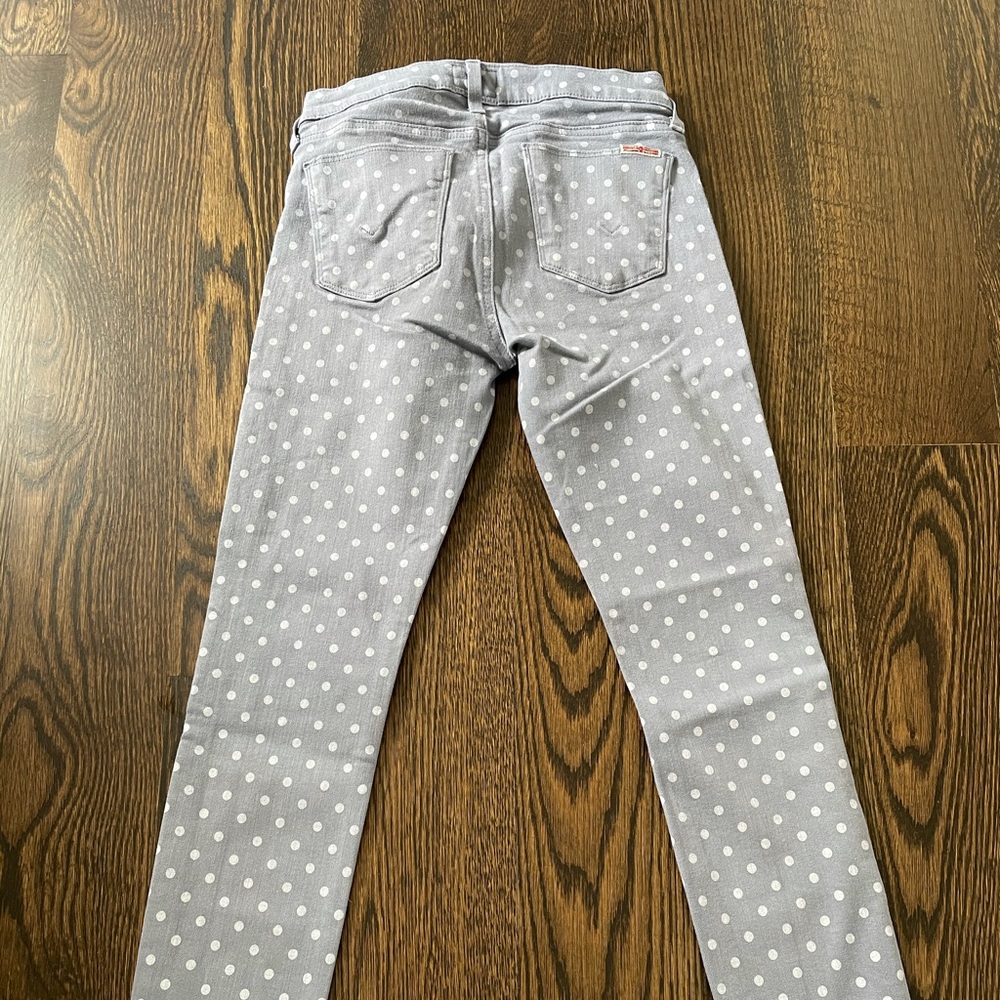 Hudson skinny jeans polka dots